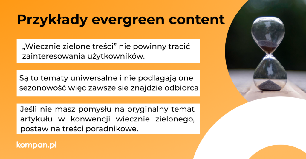 evergreen content przykłady