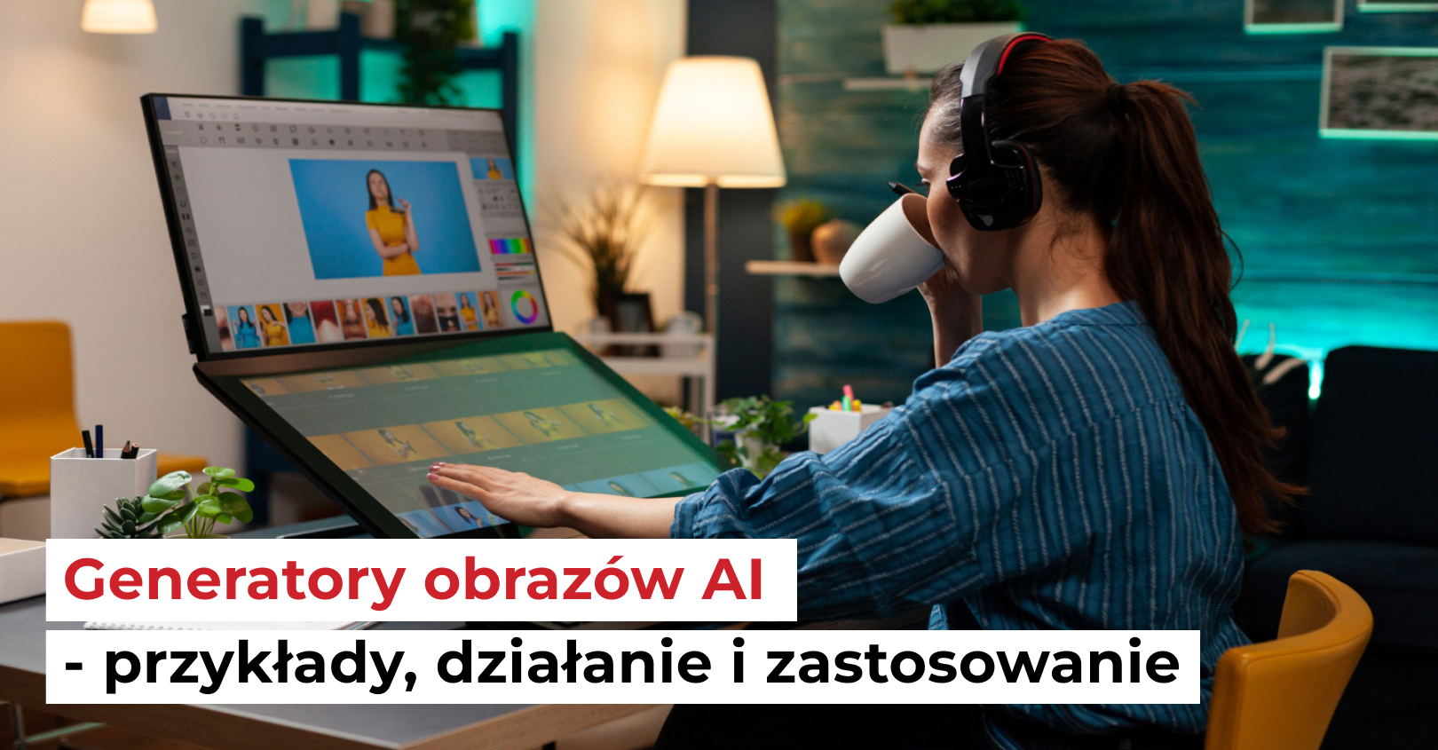 Generatory obrazów AI – przykłady, działanie i zastosowanie
