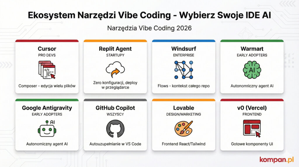 Ekosystem narzędzi Vibe Coding
