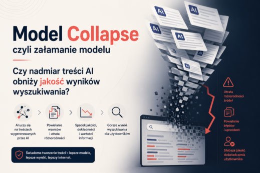 Model Collapse czyli załamanie modelu – czy nadmiar treści AI obniży jakość wyników wyszukiwania?
